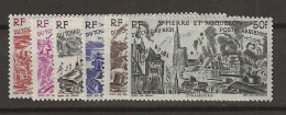 1946 MH St. Pierre & Miquelon Michel 341-46 - Unused Stamps