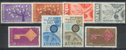 FRANCE -1962,1965,1967, &1968 - EUROPA STAMPS COMPLETE SET OF 2 FOR EACH YEAR, USED. - Oblitérés