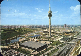 72137899 Muenchen Olympiapark Mit Olympiaturm Muenchen - München