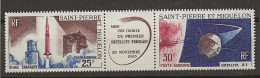 1966 MNH St. Pierre & Miquelon Michel 413-14 Postfris** - Nuovi