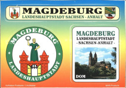 72137890 Magdeburg Dom Aufkleber Postkarte Magdeburg - Maagdenburg