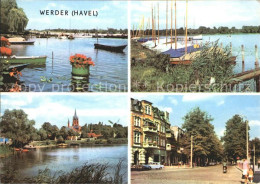 72137858 Werder Havel Bootshafen Hafenpartie Kirche Strassenpartie Werder - Other & Unclassified