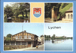 72137851 Lychen Muehlbach Fuerstenberger Tor Cafe Alte Muehle MS Moewe Stadtsee  - Lychen