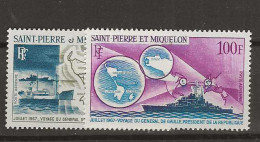 1967 MNH St. Pierre & Miquelon Michel 418-19 Postfris** - Neufs