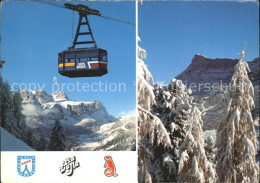 72137498 Alta Badia Hochabteital Gross Seilbahn Winterpanorama Alta Badia - Sonstige & Ohne Zuordnung