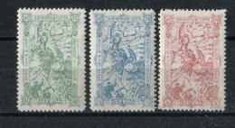 "BULGARIEN" 1902, Mi. 62-64 * (R2107) - Neufs