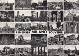 CARTOLINA  C17 MILANO,LOMBARDIA-REMEMBER-SOUVENIR-STORIA,MEMORIA,CULTURA,RELIGIONE,BELLA ITALIA,VIAGGIATA 1961 - Milano (Milan)