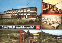 72137396 Reinhardshausen Sanatorium Westfaelischer Hof Speisesaal Terrasse Flieg - Bad Wildungen