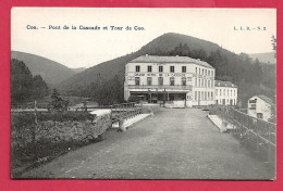C.P. Coo  = Pont De La  Cascade  ,  Tour De Coo  Et  Grand Hôtel  De La Cascade - Stavelot