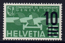 Suisse // Schweiz // Switzerland //  Poste Aérienne   // 1935-1938 //  Emission Provisoire No. 20  Timbre Neuf** MNH - Neufs