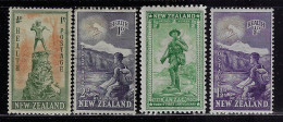 NEW ZEALAND  1936,1954  SEMI-POSTAL SCOTT#B9,B16,B44,B45  MH - Ungebraucht