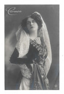 CPA FANTAISIE / JEUNE FEMME ARTISTE - CARMEN - Frauen