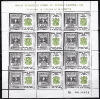 HB Andorra Año 1982 Yvert Nr. 155 Nueva Aniversario Del Sello - Unused Stamps