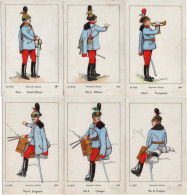 AUSTRIAN UHLANS. Set B101 - No.1-6 - Other & Unclassified