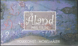 ALAND  Markenheftchen MH 7 Mit 2x 149-152, Postfrisch **, Möbelmalerei, 1999 - Ålandinseln