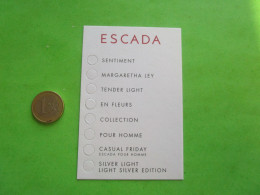 ESCADA  - Carte Parfumée - Modern (vanaf 1961)