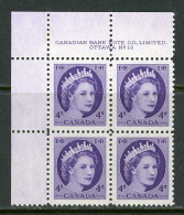 Canada MNH 1954  "Wilding Portrait" - Neufs