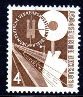GERMANY - 1953 WEST GERMANY MUNICH TRANSPORT MUSEUM 4pf FINE MNH ** SG 1093 - Unused Stamps
