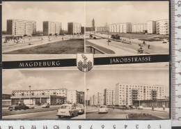 Magdeburg - Jakobstrasse - Mehrbildkarte - Gelaufen 1968 (AK 5104) Günstige Versandkosten - Magdeburg