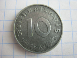 Germany 10 Reichspfennig 1943 A - 10 Reichspfennig