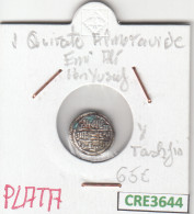 CRE3644 MONEDA ALMOHADE QUIRATE PLATA VER DESCRIPCION EN FOTO - Other & Unclassified