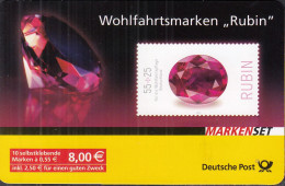 BRD  Markenheftchen 87, Postfrisch **, Wohlfahrt: Edelsteine, 2012 - 2011-2020