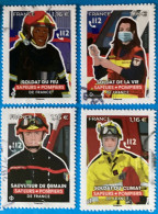 France 2022  : 140e Anniversaire De La Fédération Nationale Des Sapeurs Pompiers De France N° 5584 à 5587 Oblitéré - Used Stamps