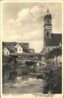 72136667 Amberg Oberpfalz Pfarrkirche St Martin Mit Schiffbruecke Amberg - Amberg