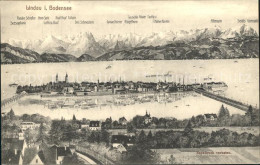 72136665 Lindau Bodensee Inselblick Mit Schweizer Alpen Lindau - Lindau A. Bodensee
