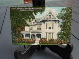 Belle Cpa Couleur Summer White House Of President Harry S. Truman - Independence