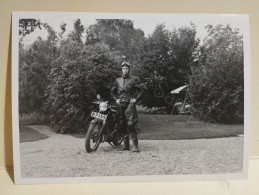 Sweden Photo Motorcycle Torgil Magnuson. Malarbaden 1951.  115x83 Mm - Europe