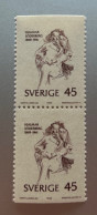 Timbres Suède Se-tenant 13/10/1969 45 öre Neuf N°FACIT 672 - Neufs