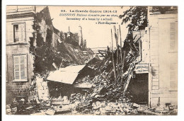 02 - SOISSONS - Maison Ecroulée Par Un Obus - Guerre 1914 / 1915  -  Après Le Bombardement - Soissons