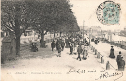 44 Nantes Promenade Du Quai De La Fosse CPA Cachet 1905 - Nantes