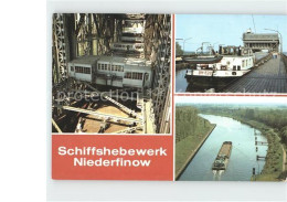 72136250 Niederfinow Schiffshebewerk Oberhafen Kanalbruecke Oder Havel Kanal Nie - Sonstige & Ohne Zuordnung