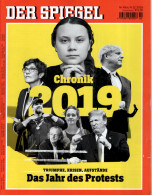 Der Spiegel Magazine Germany 2019-49a Greta Thunberg Trump Jürgen Klopp Olivia Colman - Sin Clasificación