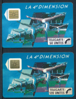 Télécartes France - Publiques N° Phonecote F36 + F37 - 4e Dimension Femmes 50U Et 120U - 1988