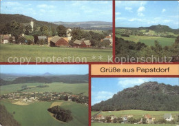 72135999 Papstdorf Teilansichten Panorama Landschaft Gohrisch - Gohrisch