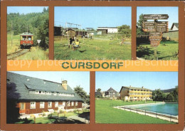 72135935 Cursdorf Bergbahn Spielplatz Wegweiser Ferienheime Schwimmbad Cursdorf - Other & Unclassified