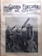 L'Illustrazione Popolare 3 Dicembre 1914 WW1 Arras Peroyse Guerra Fiandre Canti - Otros & Sin Clasificación