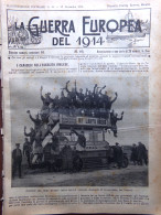 L'Illustrazione Popolare 26 Novembre 1914 WW1 Muller Elisabetta Belgio Maometto - Sonstige & Ohne Zuordnung
