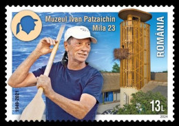 ROMANIA 2024 IVAN PATZAICHIN (1949-1921), Multiple Olympic And World CANOE Champion Set Of 1 Stamp MNH** - Canoë