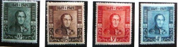 (dcbpf-331)  Leopold I     Epaulettes   OBP  807-810    1949   MNH - Neufs