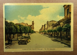 CANICATTINI BAGNI ( SIRACUSA ) VIA XX SETTEMBRE 1953 - Siracusa