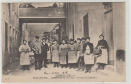 Roquefort " Fabrication Du Fromage Un Groupe De Cabanière " - Roquefort