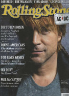 Rolling Stone Magazine Germany 2008-12 Toten Hosen The Killers David Foster Wallace - Unclassified