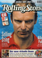 Rolling Stone Magazine Germany 2001-07 Sting Blink-182 Iggy Pop Manu Chao ACCEPTABLE - Unclassified