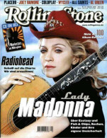 Rolling Stone Magazine Germany 2000-10 Madonna Radiohead Joey Ramone - Unclassified