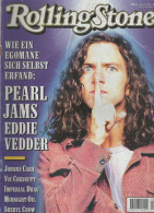 Rolling Stone Magazine Germany 1996-12 Pearl Jams Eddie Vedder Johnny Cash - Non Classés