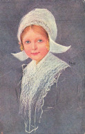 Illustrateur Illustration Portrait Petite Fille - 1900-1949